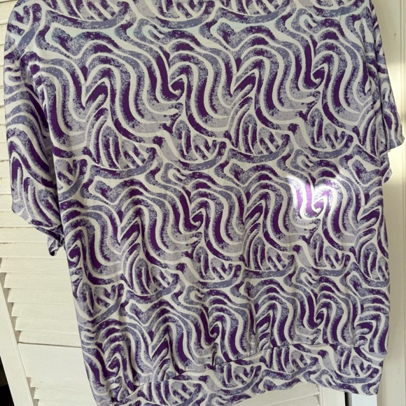 Ten tomorrow, Purple and White Women's XL Top - Picture 3 of 7